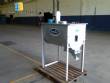Horizontal mixer to homogenize solid powder products