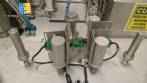Sarong SAAS model blister forming and sealing machine for suppositories.
