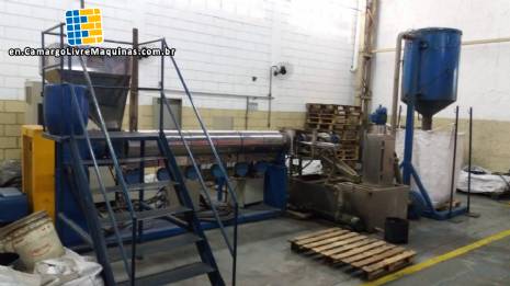 Plastics extruder 100 mm