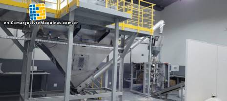 Bonsucesso stainless steel paddle mixer 1500 liters