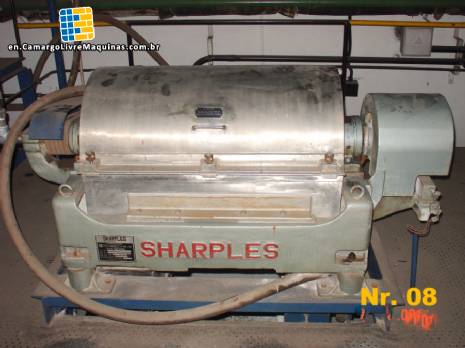 Decanter centrifuge in 316 L stainless steel, Sharples