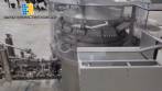 Rotary filling machine with sealer and depyrogenation and sterilization tunnel for injectable glass ampoules in 316L stainless steel Bausch with CFR 21