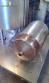 Mixer in stainless steel with screw and pump transfer cookie stuffing