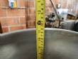 Transfer tank with support and stainless steel wheels 20 liters