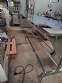 Stainless steel conveyor table with belt for accumulation assembly