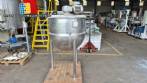 Stainless steel cooking pot, 300 liters.
