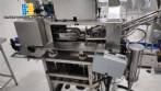 Line for brine filling manual product insertion and automatic capping