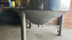 3,500 L stainless steel jacketed reactor tank