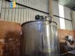 3,500 L stainless steel jacketed reactor tank