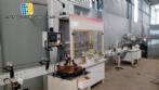 Linear filling machine with stainless steel threading machine 12 Narita nozzles