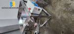 JHM stainless steel inclined screw conveyor with receiving silo