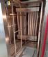 Stainless steel rotary oven with Supremax gas double cart