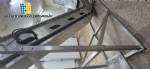 Ibrasmak meat block cutter/breaker with Simetria grinder and conveyor belt.