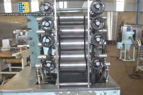 Refiner 5 rolls with JAF Inox cooler