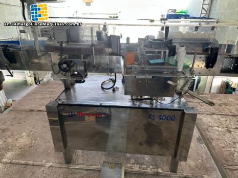 Automatic labeling machine for flat cylindrical bottles and jars Maqmundi