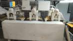 Automatic continuous line for the production and dehydration of fresh homemade pasta.
