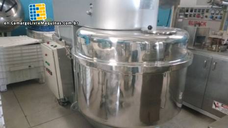 Stony industrial mixer for peanut butter cups with motor and reducer -  Camargo Industrial - Used Machines