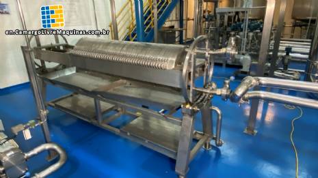 Star Systems stainless steel filter press with 45 plates