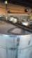 Mixing tank with platform in 316 stainless steel, 1500 liters and 2500 liters.