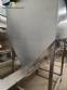 Stainless steel bagging storage silo with 2000 liter output screw conveyor