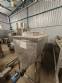 Stainless steel bagging storage silo with 2000 liter output screw conveyor