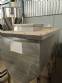 Stainless steel bagging storage silo with 2000 liter output screw conveyor