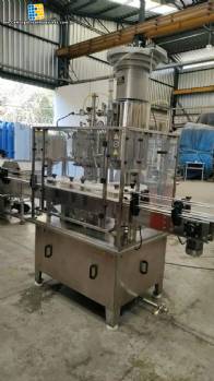 Saumec bottle washing and capping machine