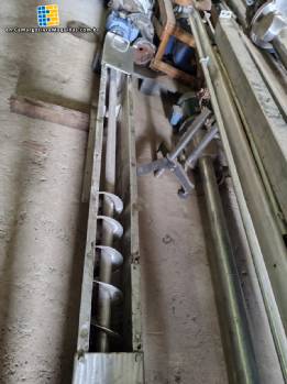 Stainless steel screw conveyor