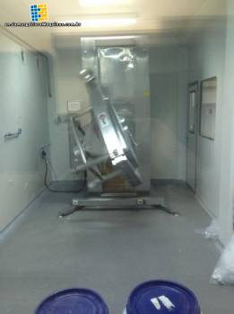 Mixer bin for powders Glatt
