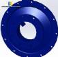 Pressure cap for industrial centrifugal pump