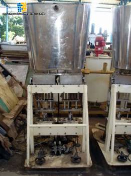 Automatic thermoformer of pots with filling and vacuum Termoforming Italiana