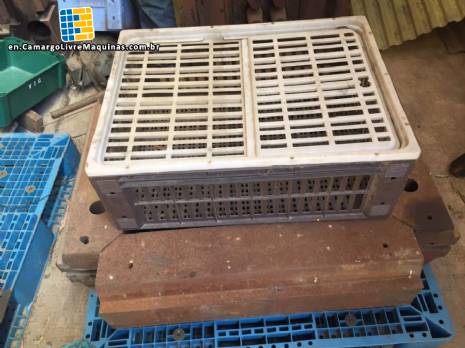 Mold for injection of plastic doors