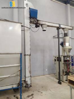 Line for roasting coffee