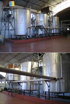 Stainless steel tank for saponification 50,000 liters