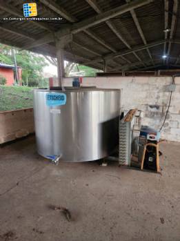Milk expansion and cooling tank 3000 liters ETSCHEID