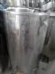 Stainless steel storage tank with stirrer for 500 L