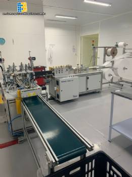 Machine for producing surgical masks Automatisa 60 masks / minute Machine for producing surgical masks Automatisa 60 masks / minute