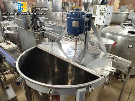 Stainless steel tank for 500 L