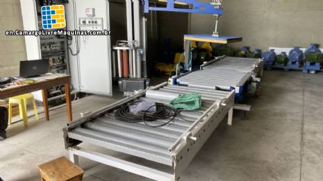 IMSB stretch wrapping palletizer