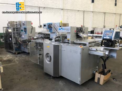 Blister packing and cartoning line Uhlmann