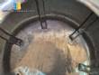 Tangerine stainless steel rake with 200 liters