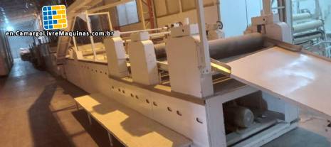 Ariete 40-meter continuous gas-fired industrial oven, 800 kg/hour capacity.