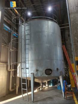 Jacketed hot reactor tank for water circulation 45.000 L