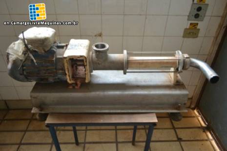 Internal stainless steel helical pump Netzsch