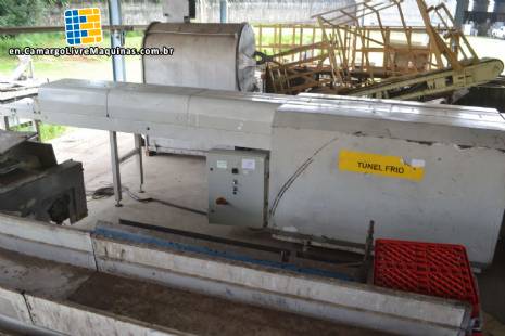 9 meter chocolate cooling tunnel