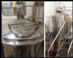 Complete kitchen for malt production.