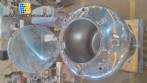 Hermetic reservoir tank in 316 stainless steel 600 liters