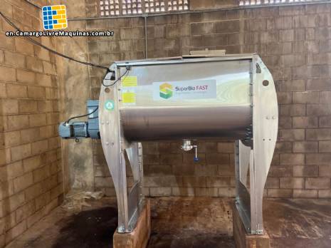 316L SuperBio Fast 500 liter stainless steel ribbon blender