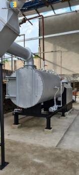 Industrial boiler to generate steam