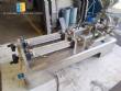 Stainless steel benchtop filling machine for liquids and viscous products